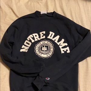XS Champion Notre Dame Hoodie